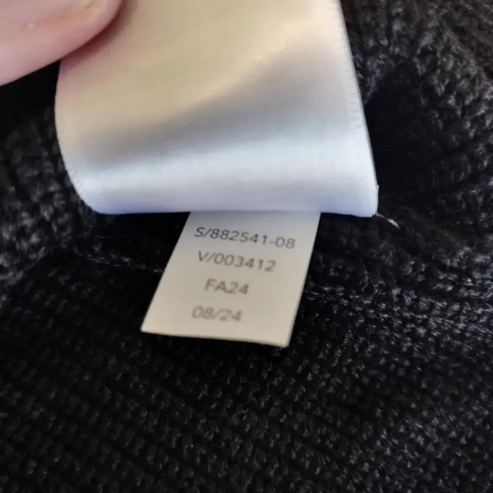 Athleta NWT Women's Black Hanover V-Neck Wool Blend Sweater Size Large - Picture 7 of 9